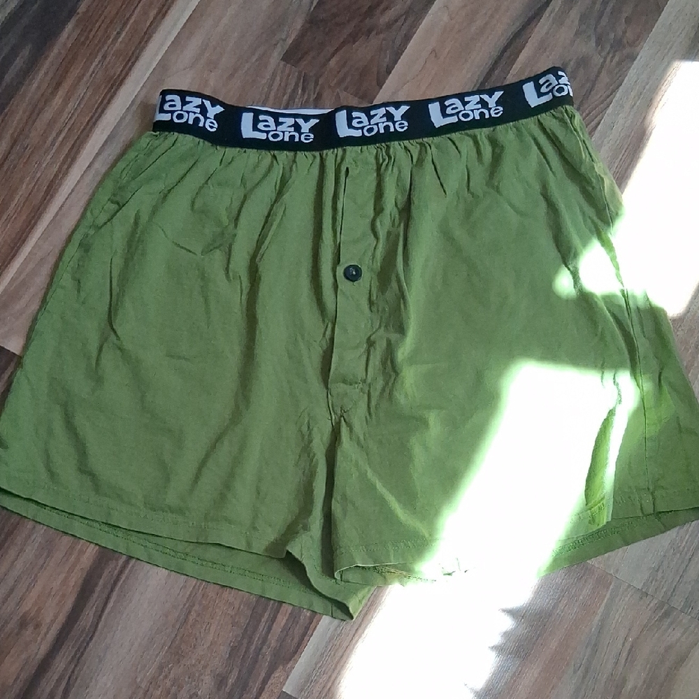 Lazy One Olive Green Men's Boxers